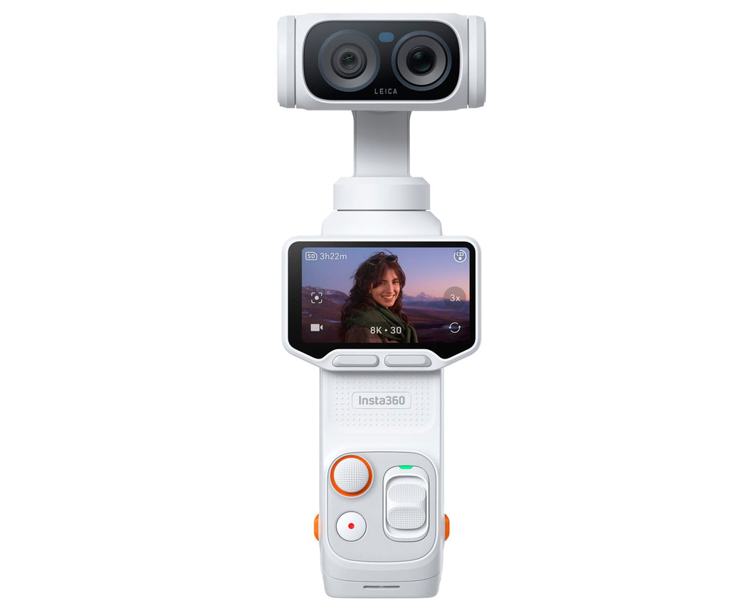 INSTA360 LUNA ULTRA CREATOR BUNDLE STELLAR WHITE / CÁMARA 8K CON DOBLE LENTE LEICA Y KIT CREADOR - detalle