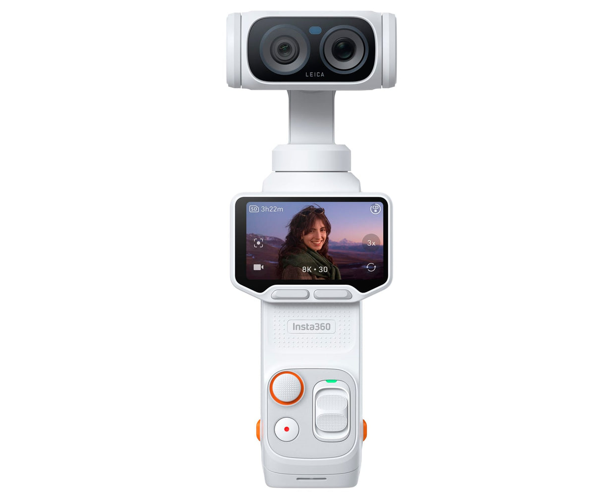 INSTA360 LUNA ULTRA CREATOR BUNDLE STELLAR WHITE / CÁMARA 8K CON DOBLE LENTE LEICA Y KIT CREADOR - detalle