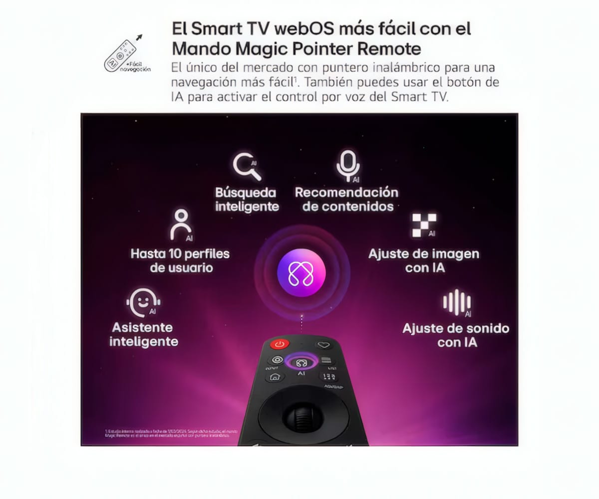 LG MINI RGB AI MRGB87 / TELEVISOR SMART TV 65" MINI RGB 4K UHD - detalle