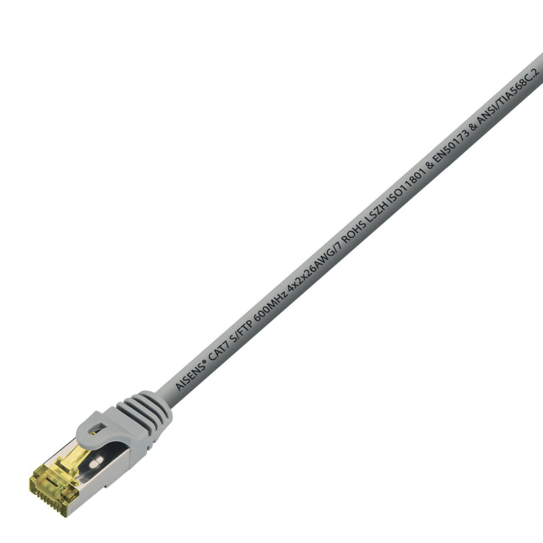 AISENS A146-0334 cable de red Gris 1 m Cat7 S/FTP (S-STP)