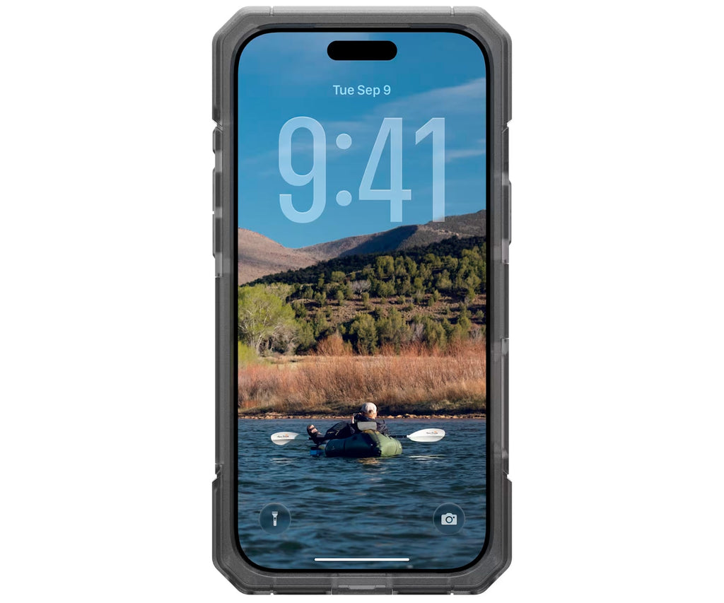 UAG FUNDA TROOPER CLEAR/ASH / APPLE IPHONE 18 PRO MAX / 17 PRO MAX - detalle