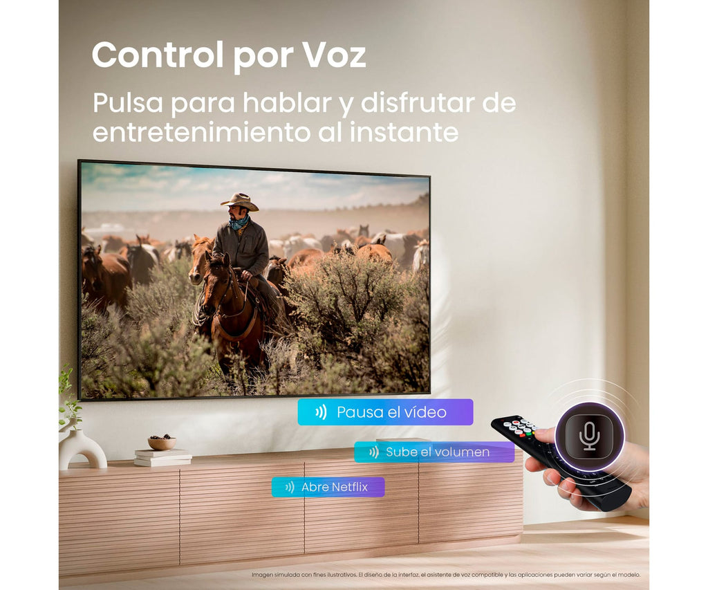 HISENSE 43A6S / TELEVISOR SMART TV 43" / DIRECT LED 4K HDR - detalle