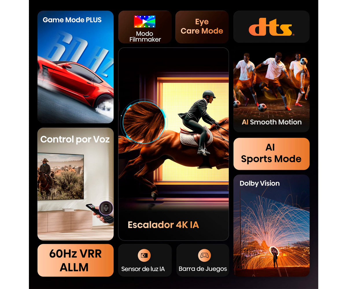 HISENSE 58A6Q / TELEVISOR SMART TV 58'' UHD 4K HDR - detalle