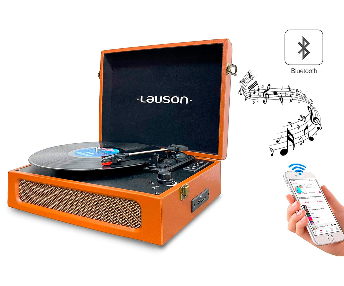 LAUSON CL615 WOOD / TOCADISCOS BLUETOOTH CON ALTAVOCES INTEGRADOS - detalle