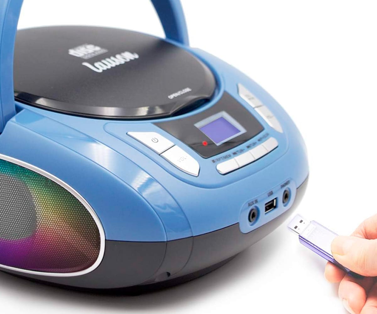 LAUSON NXT963 AZUL / REPRODUCTOR RADIO CD CON ALTAVOCES INCORPORADOS - detalle