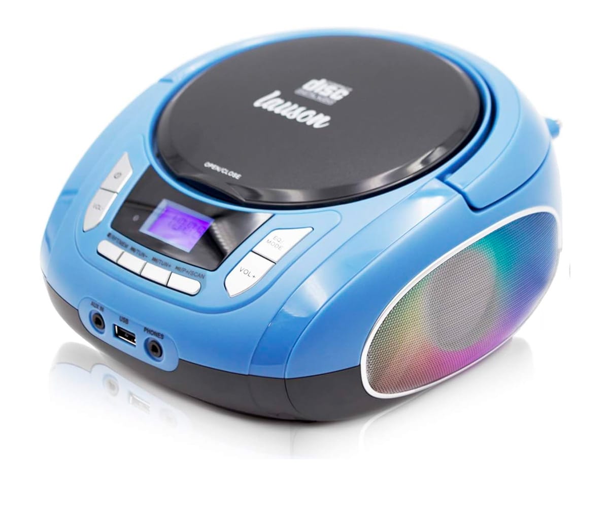 LAUSON NXT963 AZUL / REPRODUCTOR RADIO CD CON ALTAVOCES INCORPORADOS - detalle