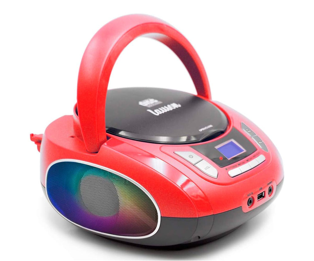 LAUSON NXT966 ROJO / REPRODUCTOR RADIO CD CON ALTAVOCES INCORPORADOS - detalle