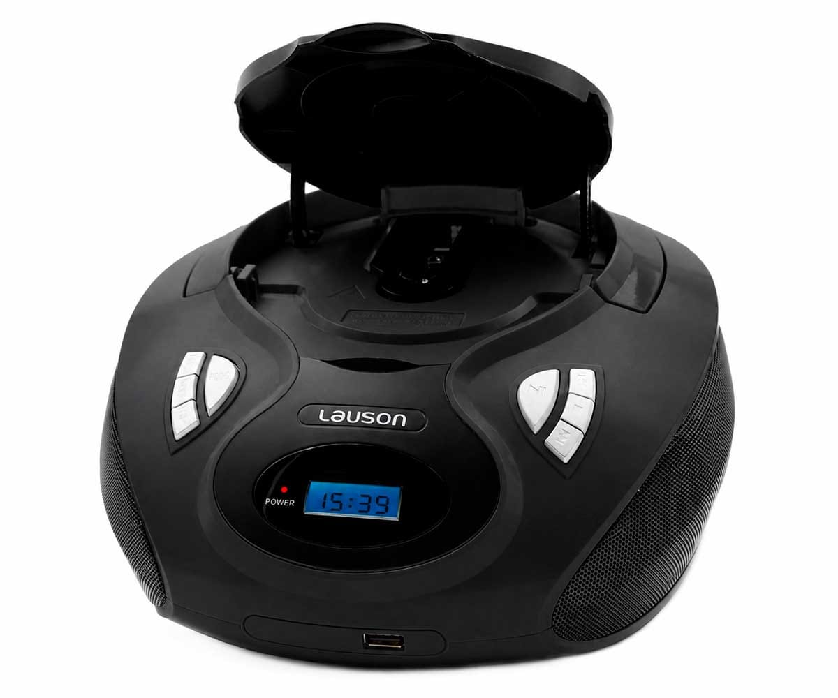 LAUSON CP735 NEGRO / REPRODUCTOR RADIO CD CON ALTAVOCES INCORPORADOS - detalle