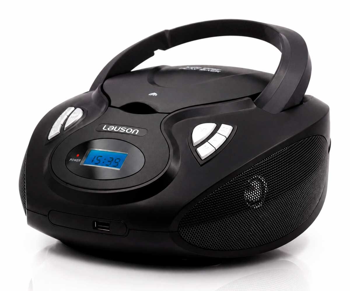 LAUSON CP735 NEGRO / REPRODUCTOR RADIO CD CON ALTAVOCES INCORPORADOS - detalle