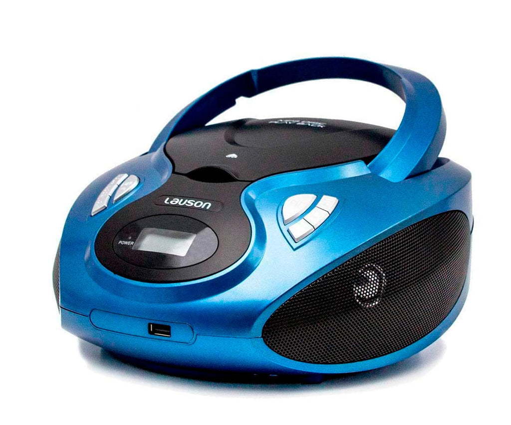 LAUSON CP736 AZUL / REPRODUCTOR RADIO CD CON ALTAVOCES INCORPORADOS