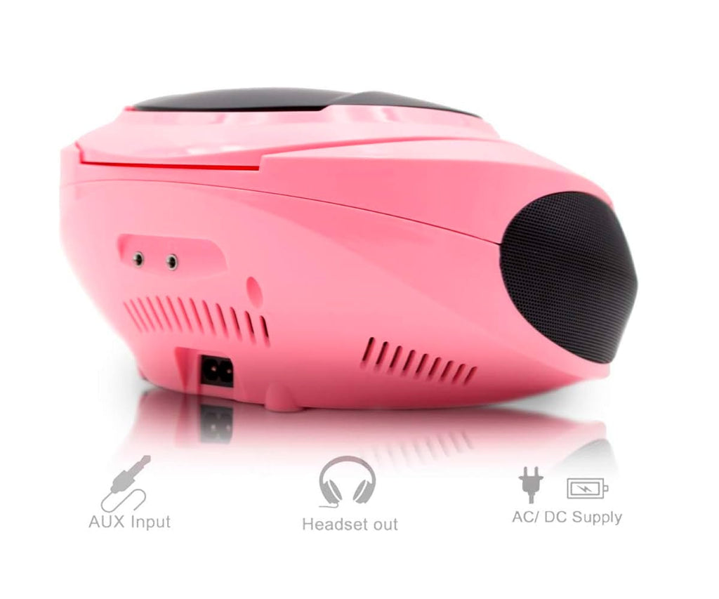 LAUSON CP738 ROSA / REPRODUCTOR RADIO CD CON ALTAVOCES INCORPORADOS - detalle