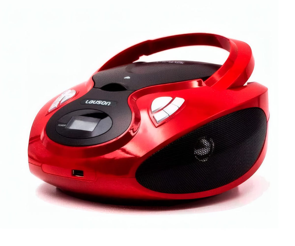 LAUSON CP739 ROJO / REPRODUCTOR RADIO CD CON ALTAVOCES INCORPORADOS