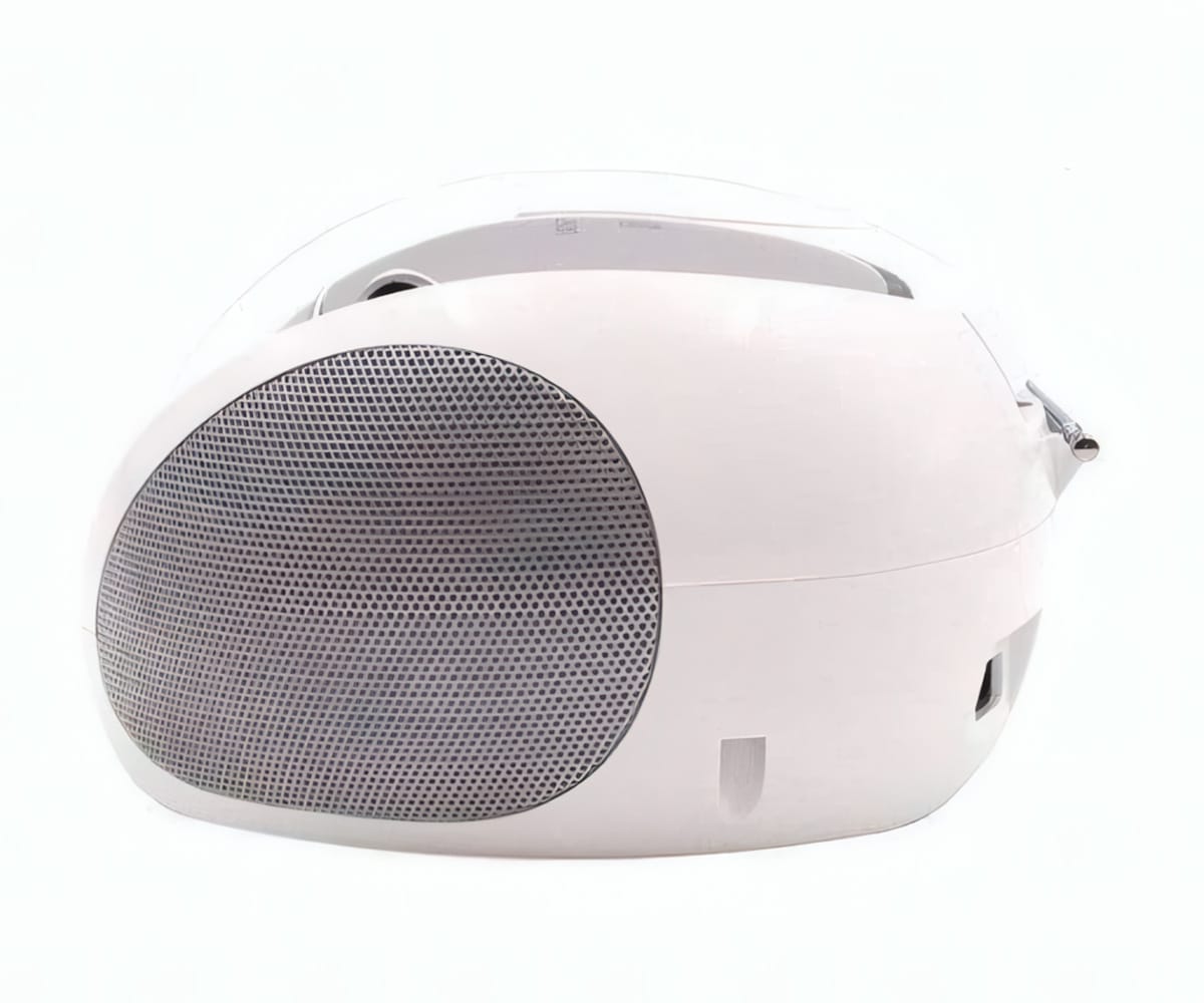 LAUSON CP743 BLANCO / REPRODUCTOR RADIO CD CON ALTAVOCES INCORPORADOS - detalle