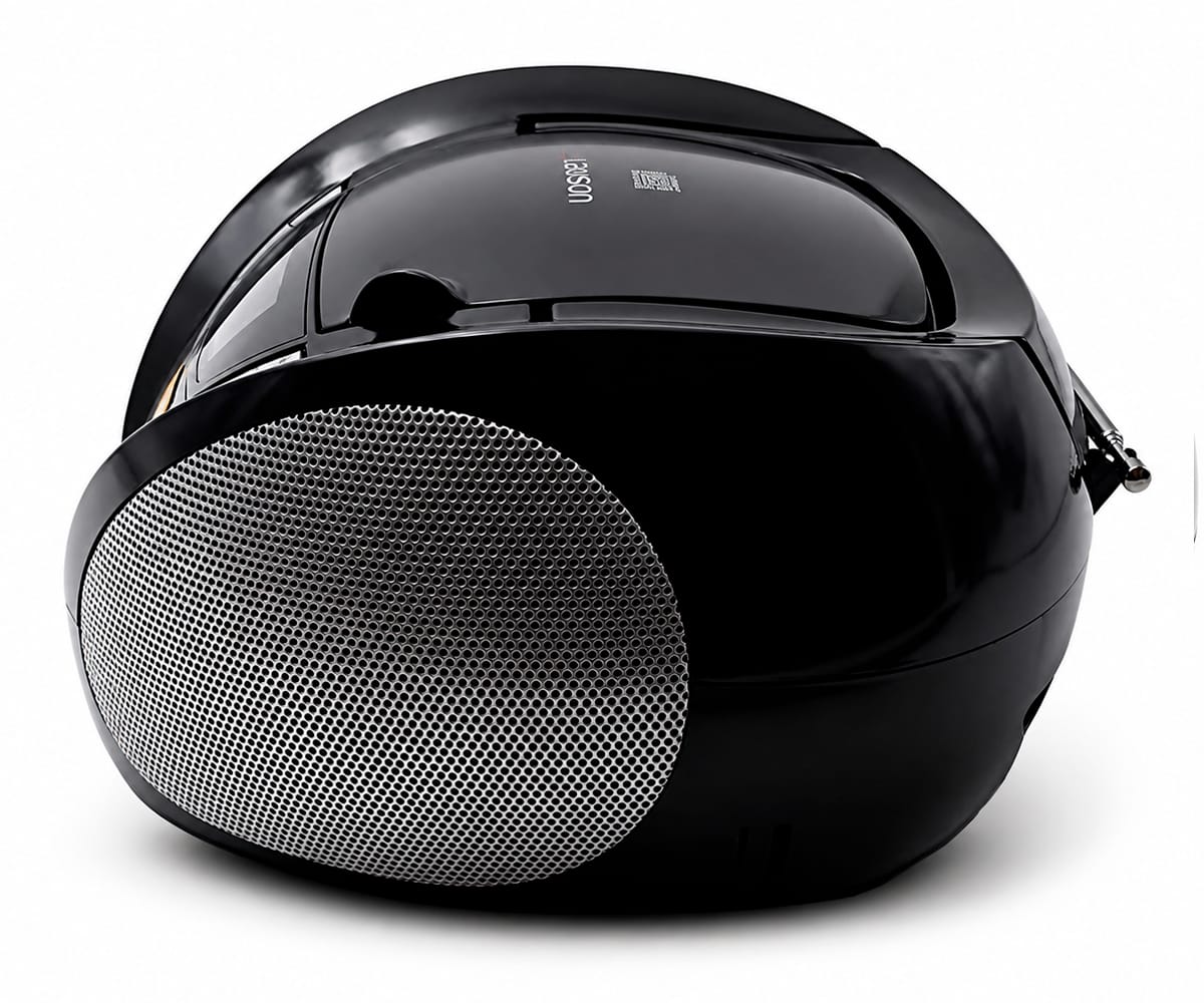 LAUSON CP745 NEGRO / REPRODUCTOR RADIO CD CON ALTAVOCES INCORPORADOS - detalle