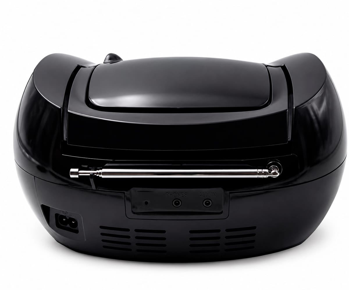LAUSON CP745 NEGRO / REPRODUCTOR RADIO CD CON ALTAVOCES INCORPORADOS - detalle