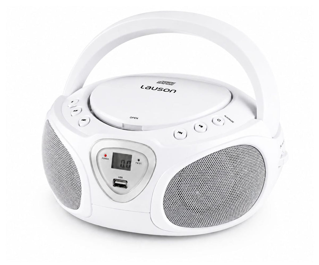 LAUSON CP751 BLANCO / REPRODUCTOR RADIO CD CON ALTAVOCES INCORPORADOS