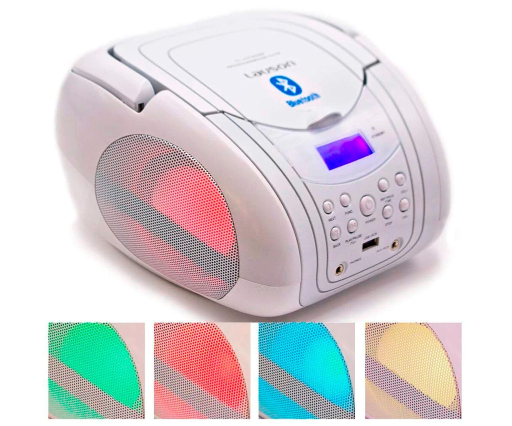 LAUSON CP756 BLANCO / REPRODUCTOR RADIO CD CON ALTAVOCES INCORPORADOS - detalle