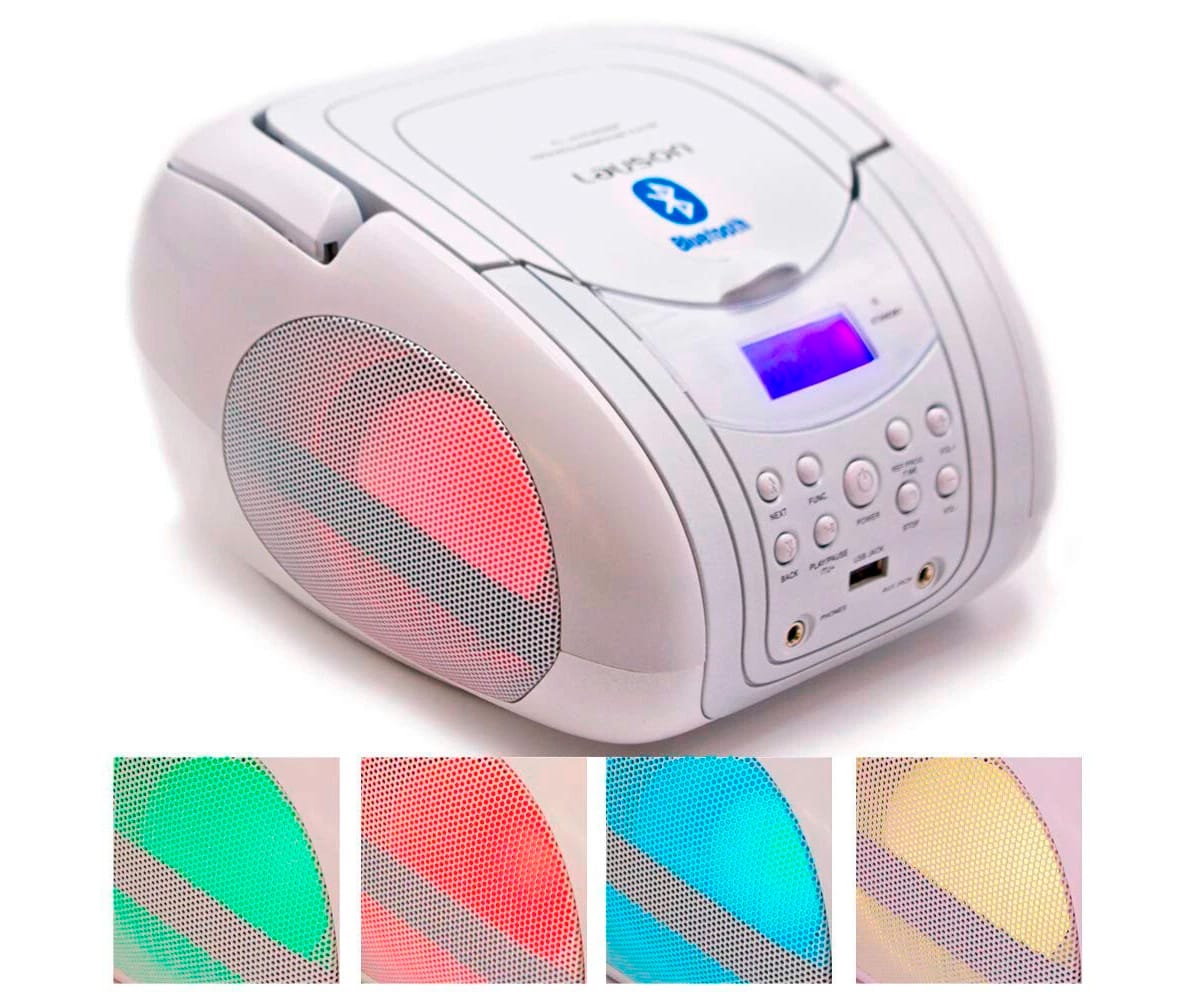 LAUSON CP756 BLANCO / REPRODUCTOR RADIO CD CON ALTAVOCES INCORPORADOS - detalle