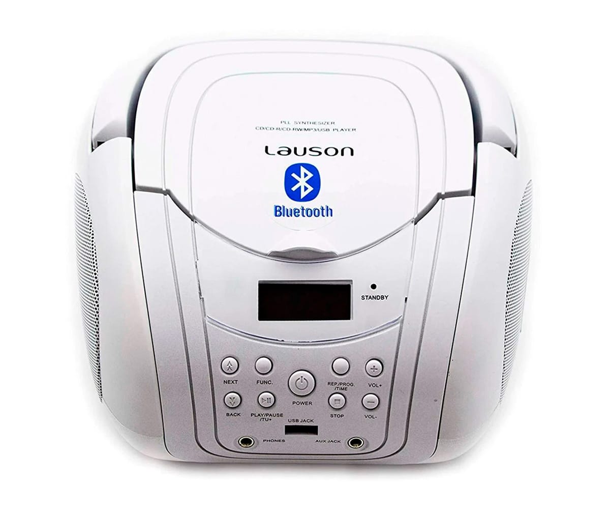 LAUSON CP756 BLANCO / REPRODUCTOR RADIO CD CON ALTAVOCES INCORPORADOS - detalle