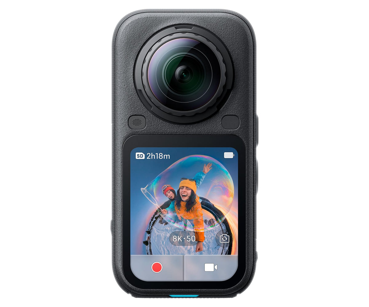 INSTA360 X6 ESSENTIALS BUNDLE MIDNIGHT BLACK / CÁMARA DE ACCIÓN 360° 8K + KIT DE ACCESORIOS - detalle