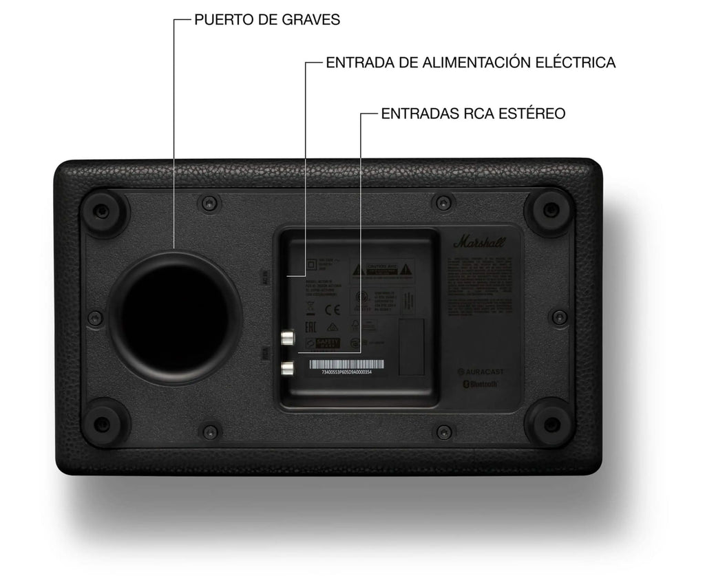 MARSHALL ACTON IV BLACK / ALTAVOZ DOMÉSTICO BLUETOOTH - detalle