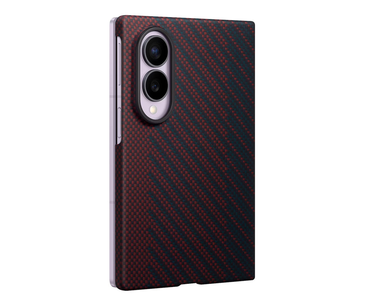 SAMSUNG FUNDA MAGNÉTICA DE CARBONO VIOLETA / SAMSUNG GALAXY Z FOLD8 - detalle