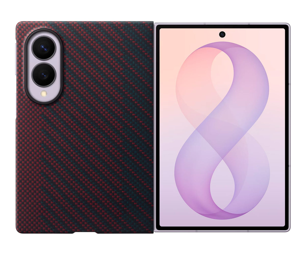 SAMSUNG FUNDA MAGNÉTICA DE CARBONO VIOLETA / SAMSUNG GALAXY Z FOLD8