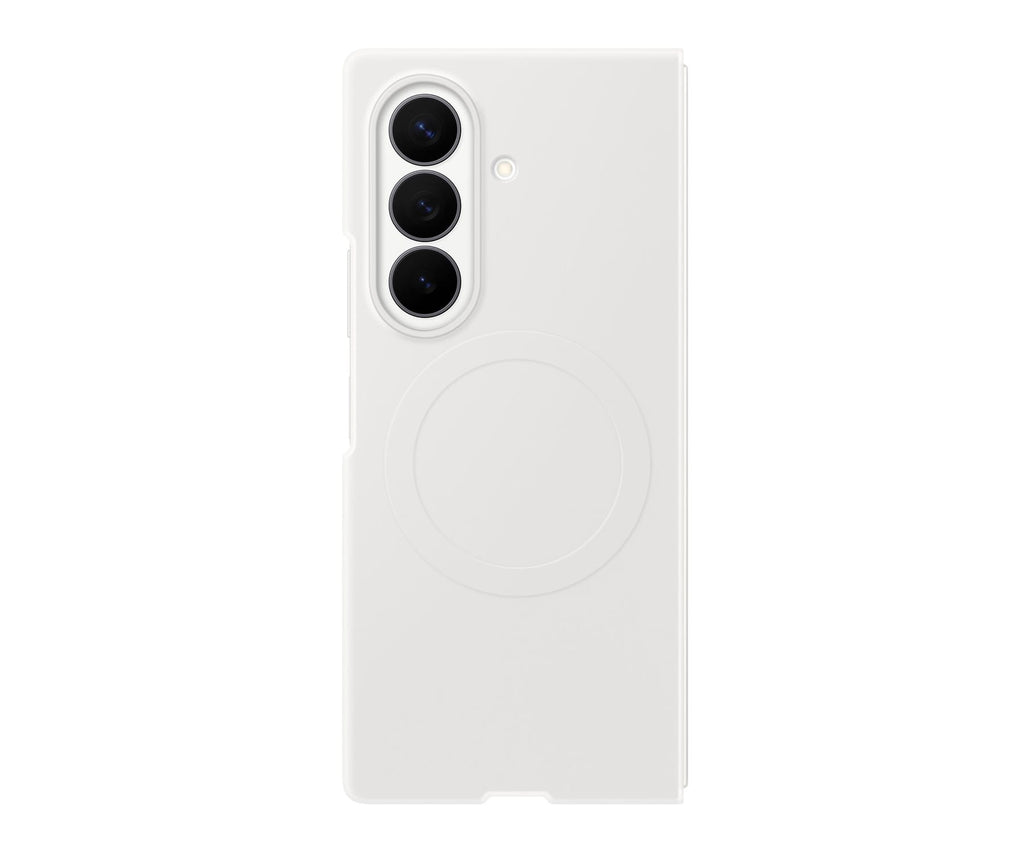 SAMSUNG FUNDA MAGNÉTICA DE SILICONA CREMA / SAMSUNG GALAXY Z FOLD8 ULTRA - detalle