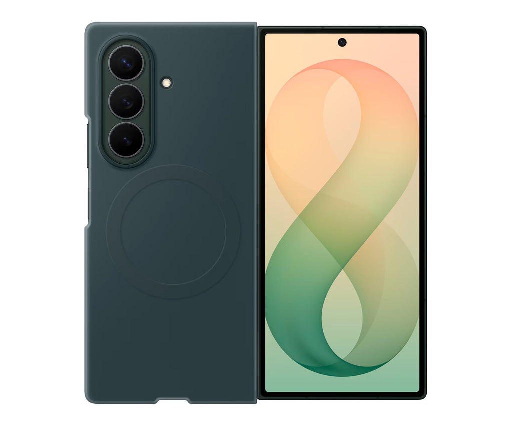 SAMSUNG FUNDA MAGNÉTICA DE SILICONA VERDE TECNO / SAMSUNG GALAXY Z FOLD8 ULTRA