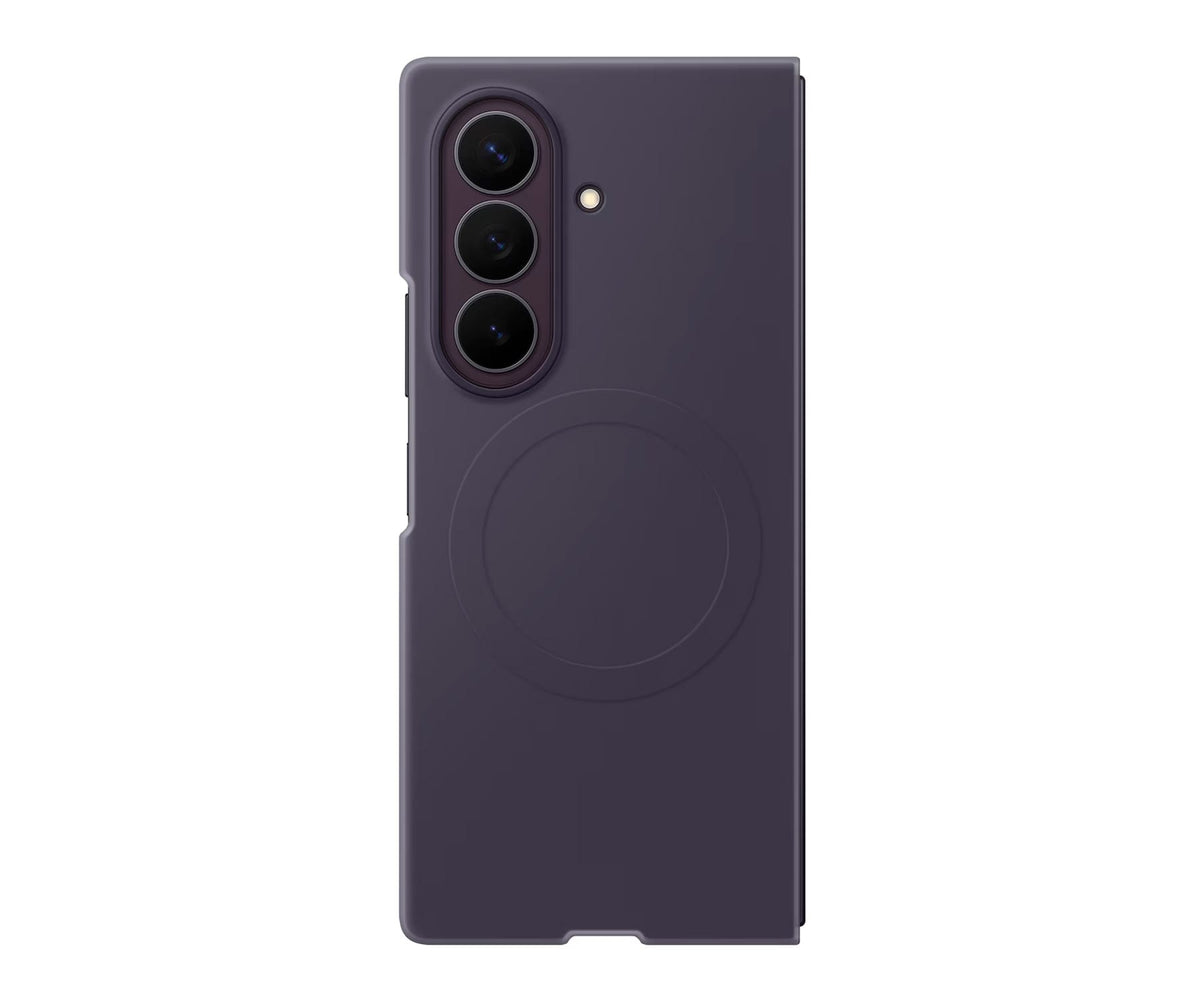 SAMSUNG FUNDA MAGNÉTICA DE SILICONA VIOLETA TECNO / SAMSUNG GALAXY Z FOLD8 ULTRA - detalle