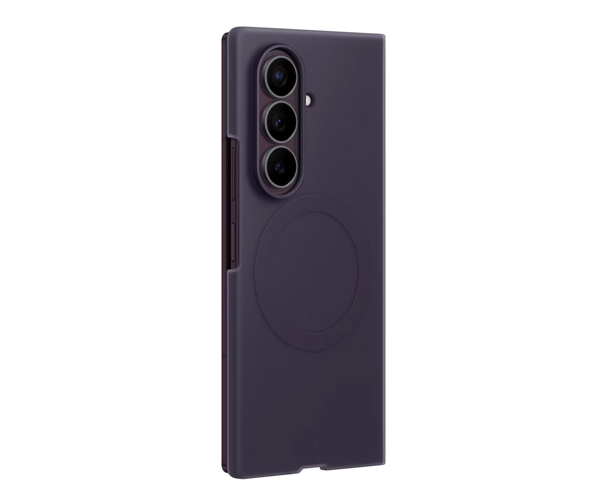 SAMSUNG FUNDA MAGNÉTICA DE SILICONA VIOLETA TECNO / SAMSUNG GALAXY Z FOLD8 ULTRA - detalle