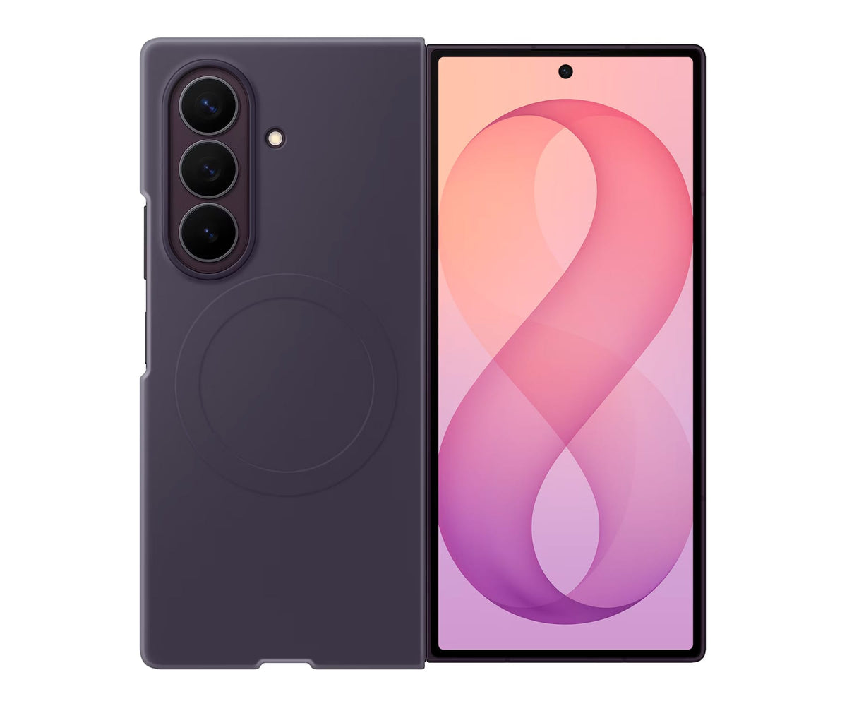 SAMSUNG FUNDA MAGNÉTICA DE SILICONA VIOLETA TECNO / SAMSUNG GALAXY Z FOLD8 ULTRA