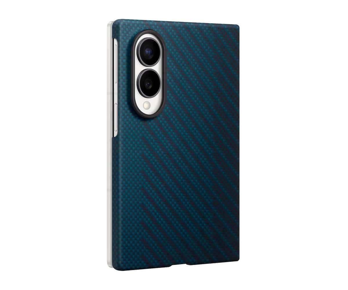 SAMSUNG FUNDA MAGNÉTICA DE CARBONO AZUL / SAMSUNG GALAXY Z FOLD8 - detalle