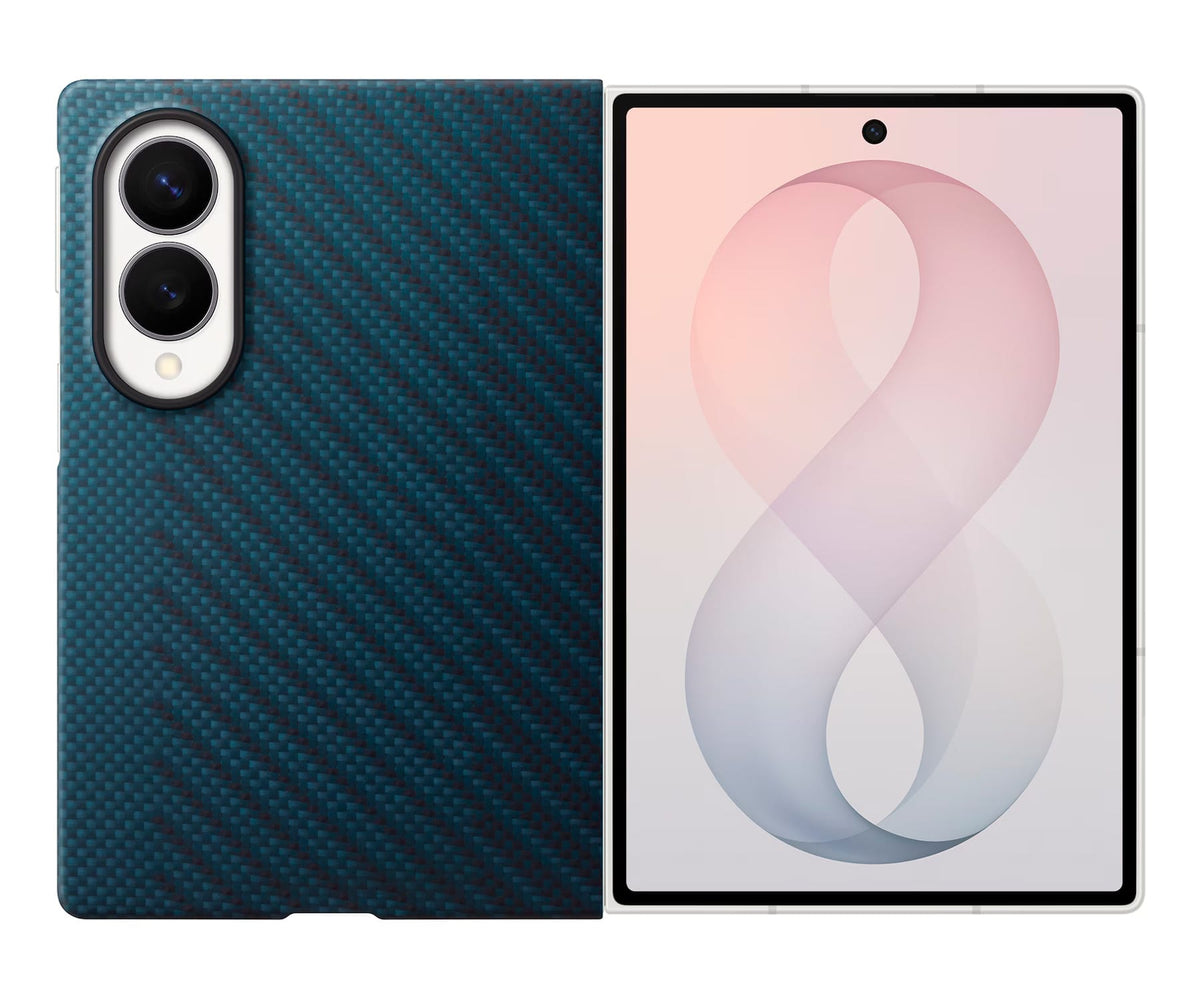 SAMSUNG FUNDA MAGNÉTICA DE CARBONO AZUL / SAMSUNG GALAXY Z FOLD8