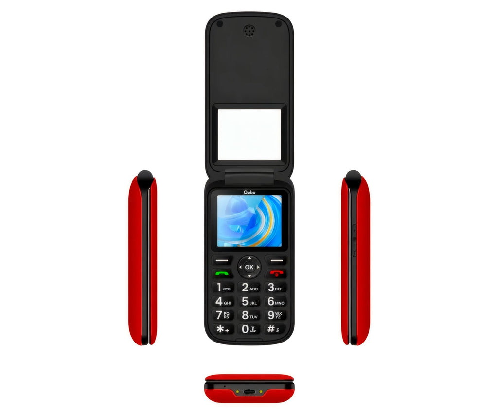 QUBO P-190RD 4G RED / MÓVIL 2" - detalle