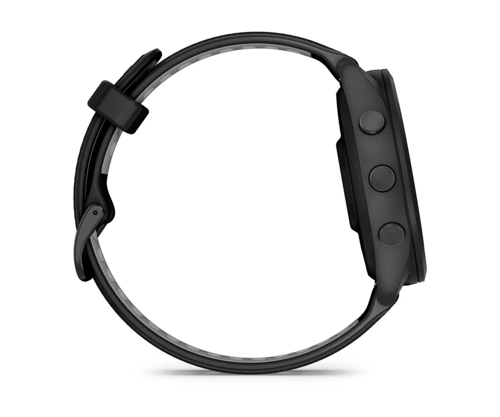 GARMIN FORERUNNER® 265 NEGRO CON CARCASA EN NEGRO Y CORREA DE SILICONA EN NEGRO/GRIS / SMARTWATCH 46MM - detalle