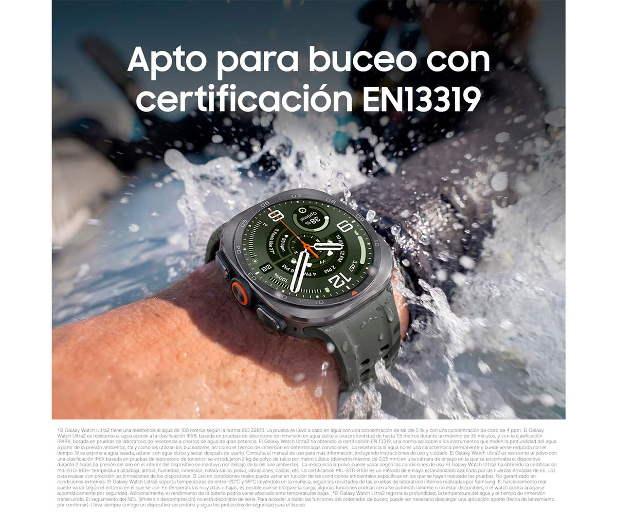 SAMSUNG GALAXY WATCH ULTRA2 PLATA TITANIO / SMARTWATCH 47.4MM - detalle