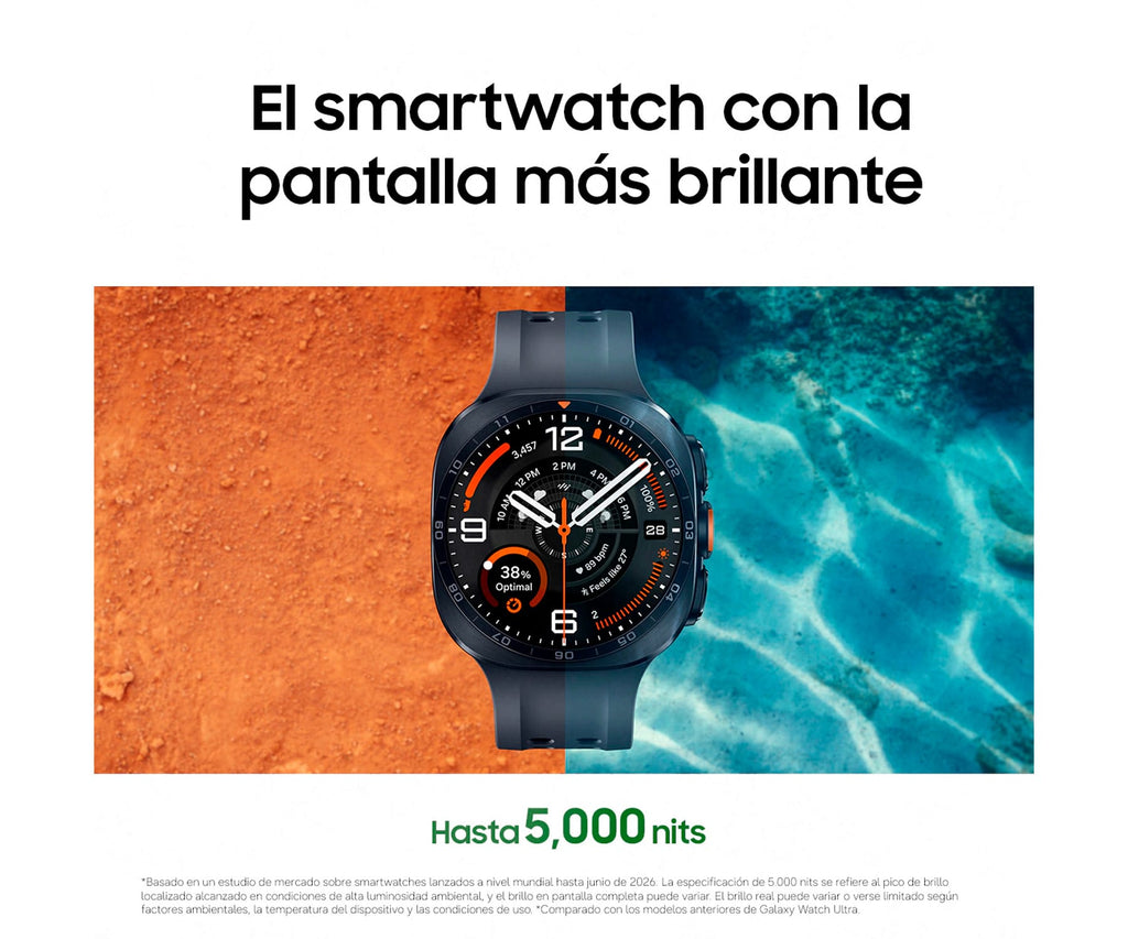 SAMSUNG GALAXY WATCH ULTRA2 PLATA TITANIO / SMARTWATCH 47.4MM - detalle