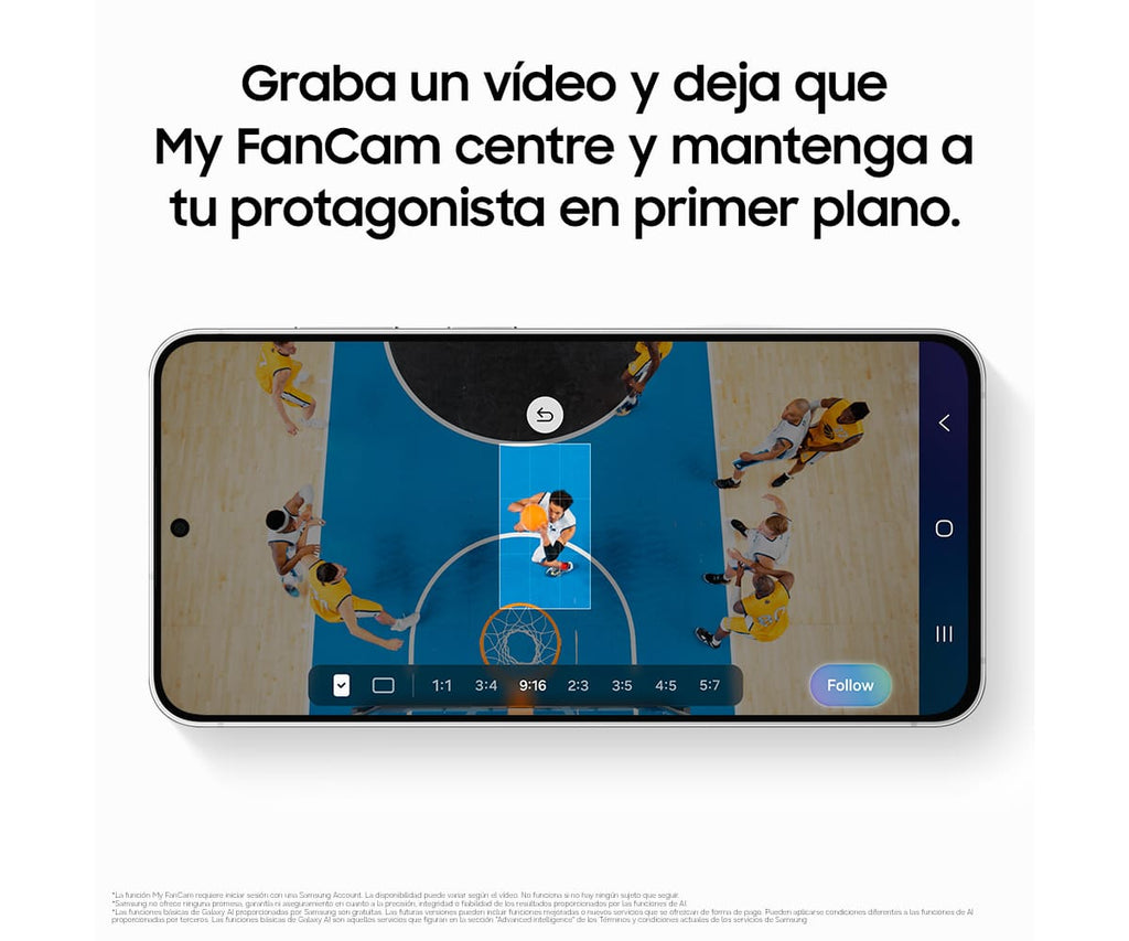 SAMSUNG GALAXY S26 FE GRAFITO / 8+256GB / 6.7" DYNAMIC AMOLED 120HZ FHD+ - detalle