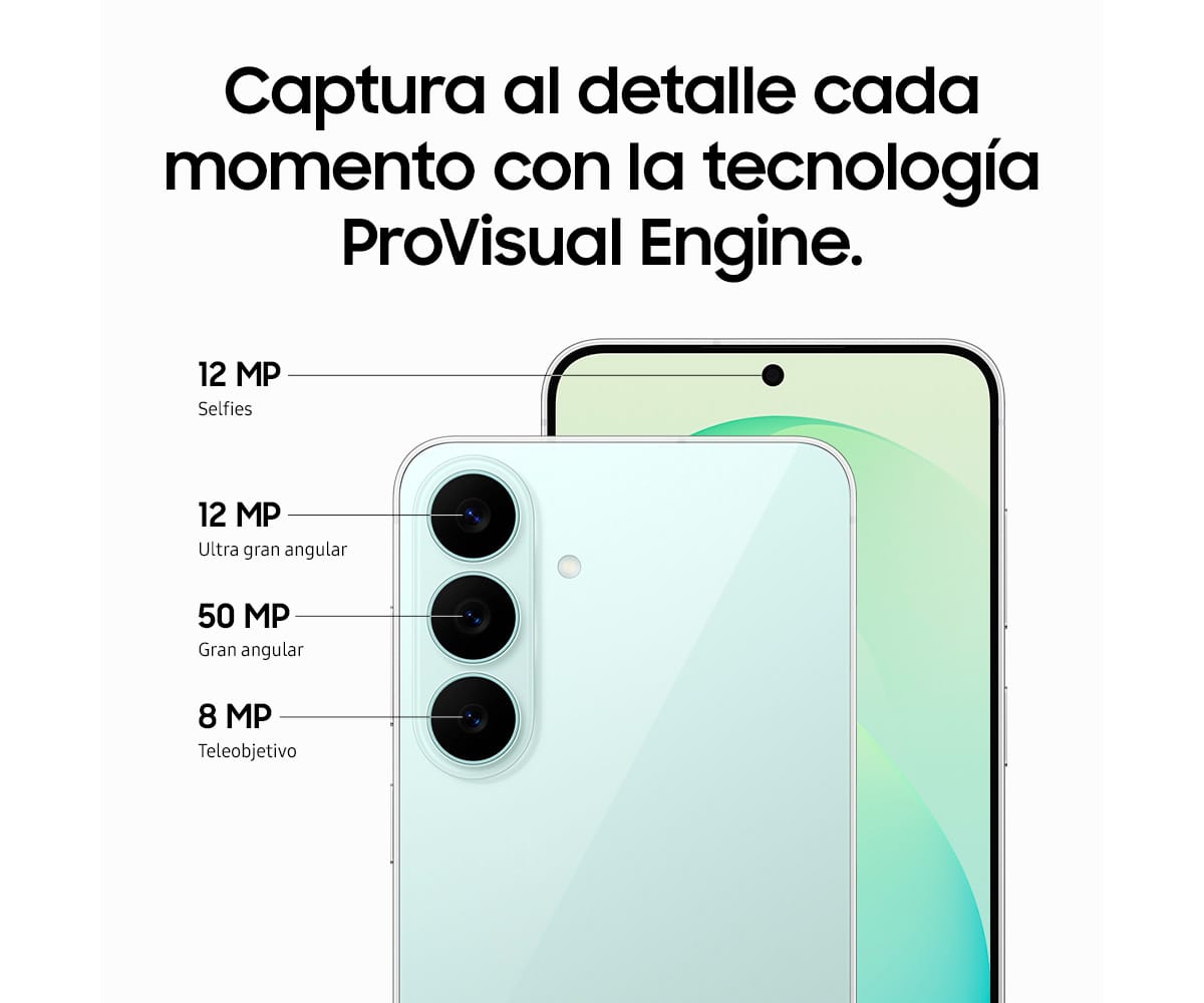 SAMSUNG GALAXY S26 FE GRAFITO / 8+256GB / 6.7" DYNAMIC AMOLED 120HZ FHD+ - detalle