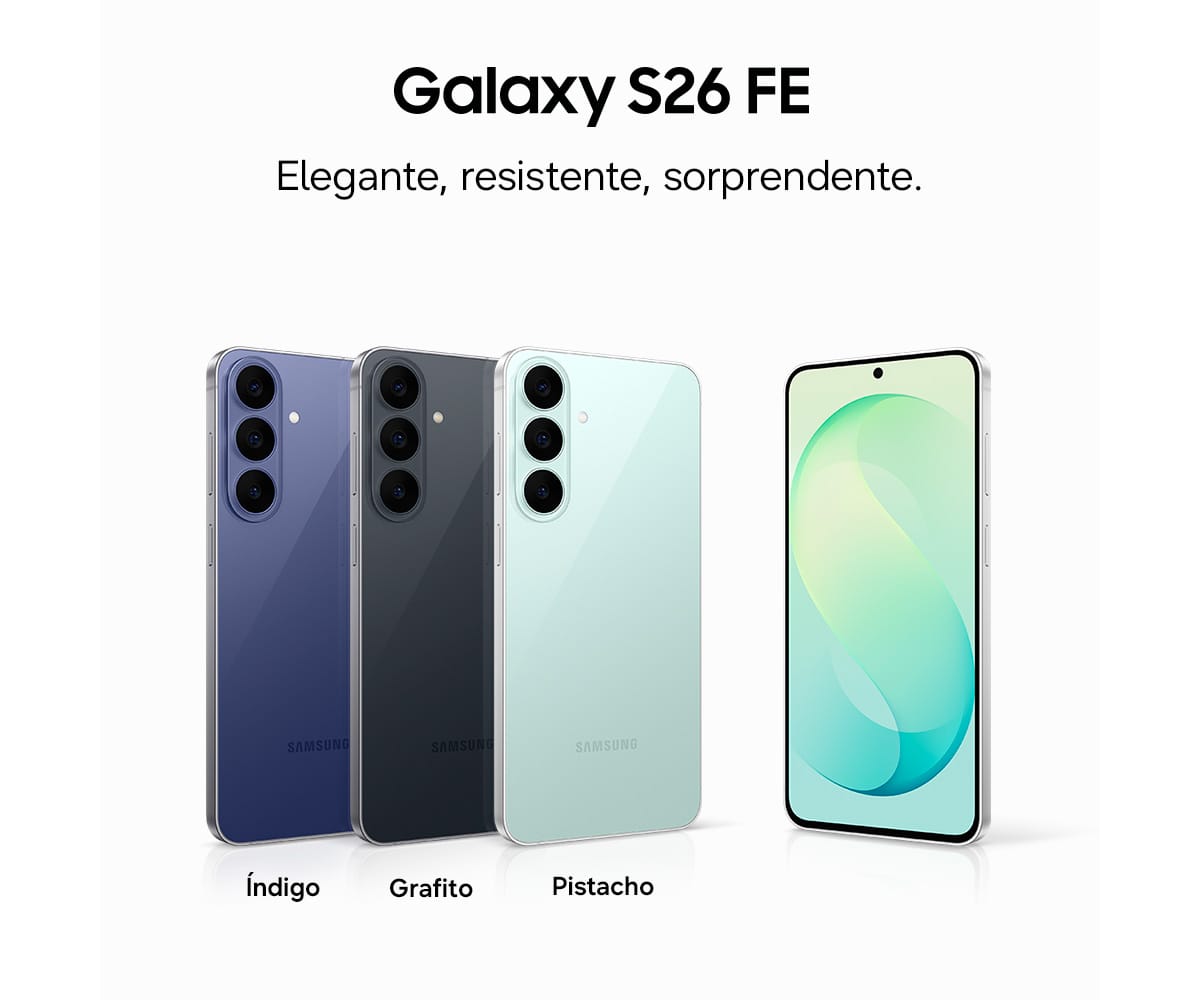 SAMSUNG GALAXY S26 FE GRAFITO / 8+256GB / 6.7" DYNAMIC AMOLED 120HZ FHD+ - detalle