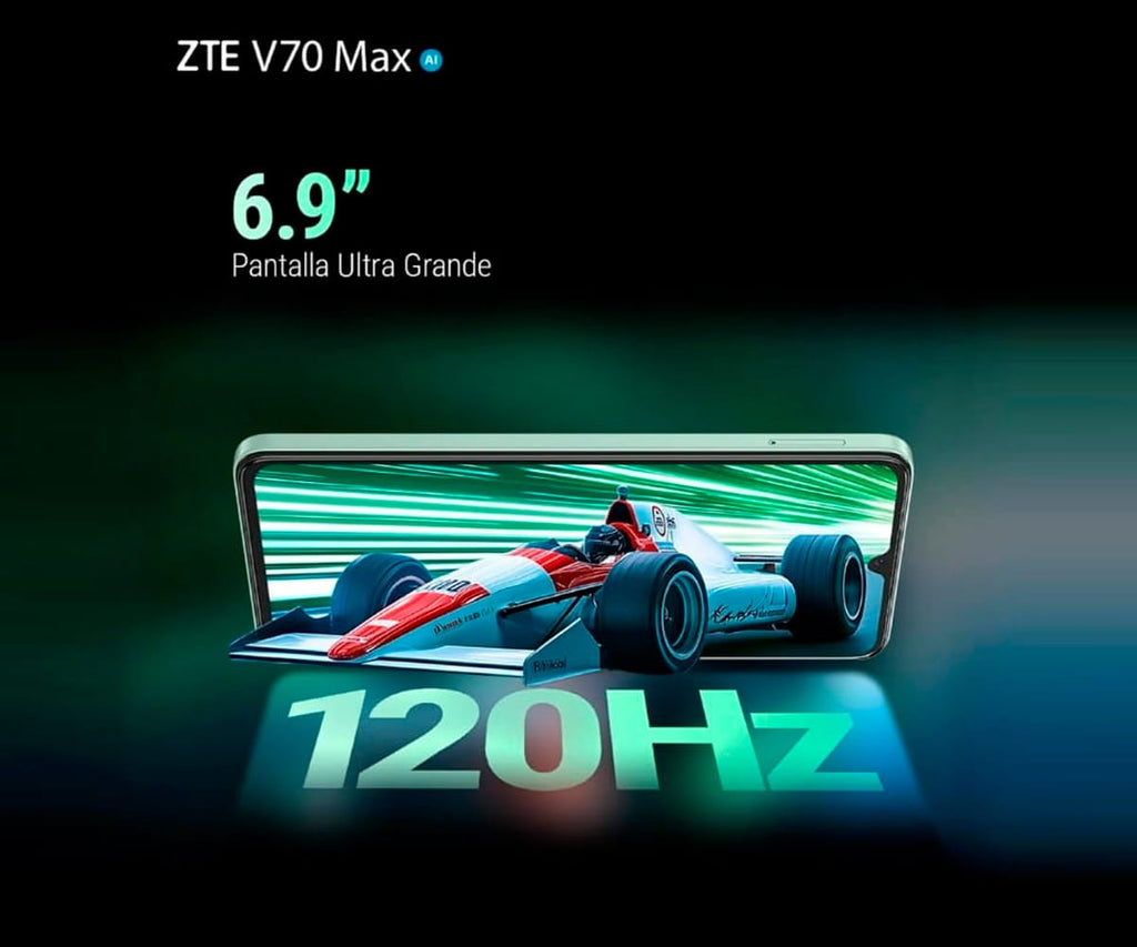 ZTE BLADE V70 MAX 4G GREEN / 4+128GB / 6.9" 120HZ HD+ - detalle