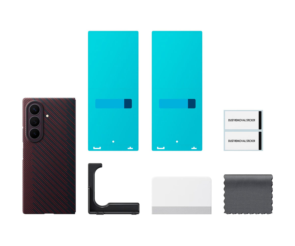 SAMSUNG FUNDA MAGNÉTICA DE CARBONO VIOLETA / SAMSUNG GALAXY Z FOLD8 ULTRA - detalle