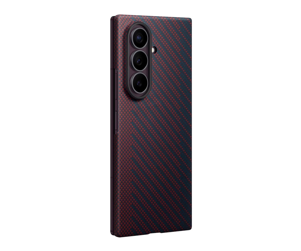 SAMSUNG FUNDA MAGNÉTICA DE CARBONO VIOLETA / SAMSUNG GALAXY Z FOLD8 ULTRA - detalle