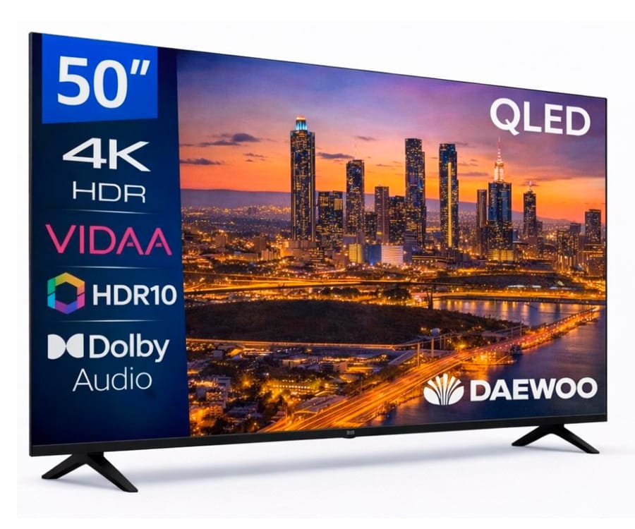 DAEWOO 50VB56QV / TELEVISOR SMART TV 55" QLED UHD 4K HDR VIDAA