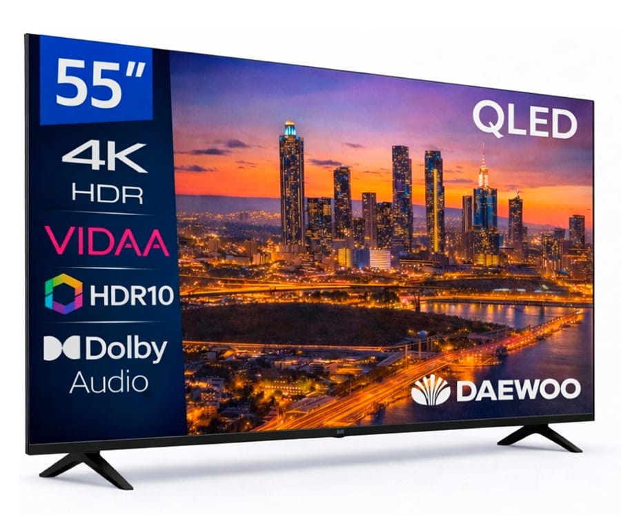 DAEWOO 55VB56QV / TELEVISOR SMART TV 55" QLED UHD 4K HDR VIDAA