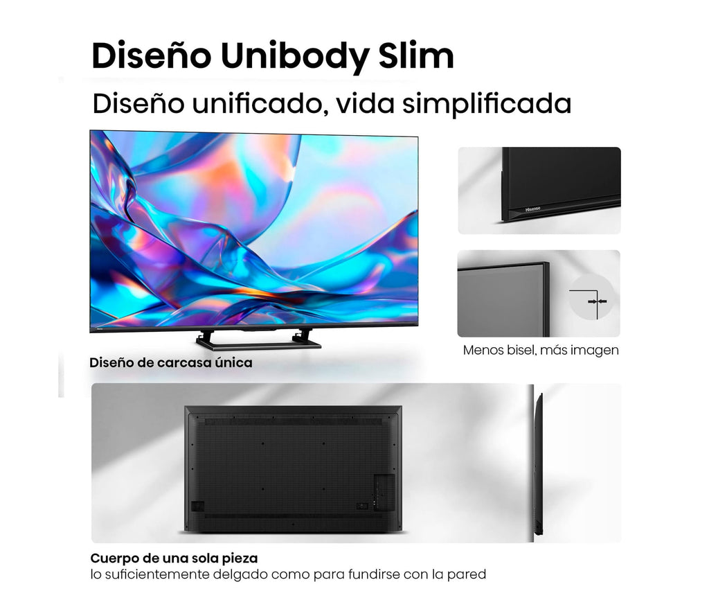 HISENSE 65A7S NEGRO / TELEVISOR SMART TV 65'' UHD 4K HDR - detalle
