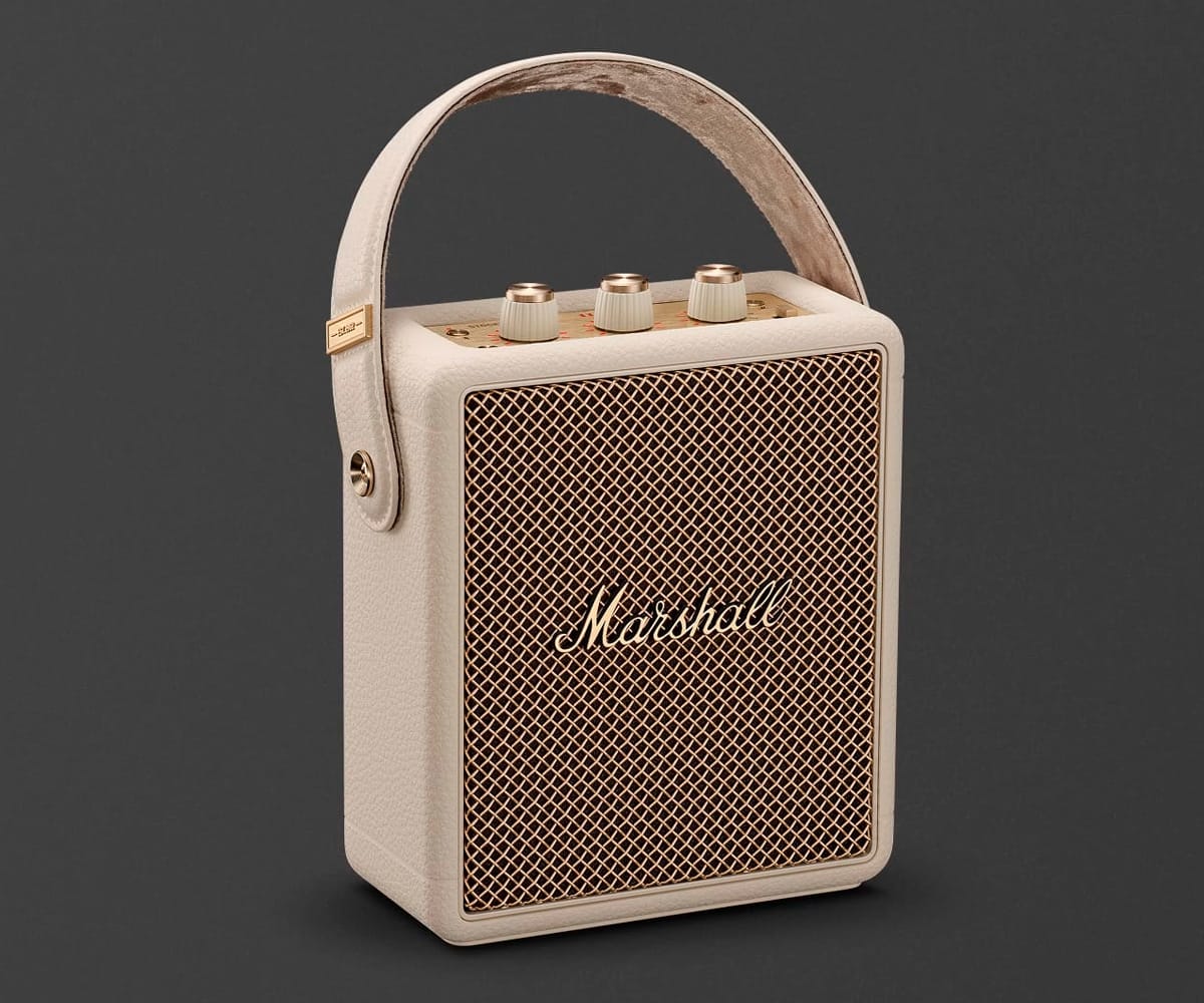 MARSHALL STOCKWELL III CREMA / ALTAVOZ PORTÁTIL BLUETOOTH BATERÍA + 40H DE AUTONOMÍA - detalle