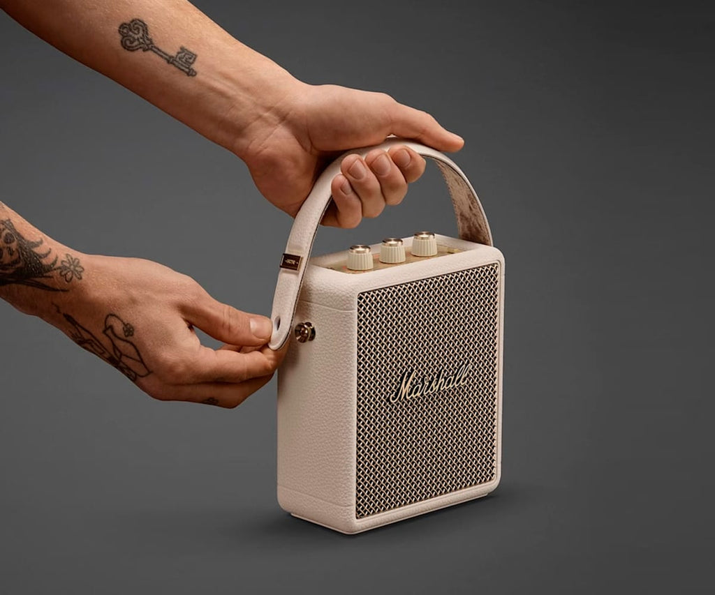 MARSHALL STOCKWELL III CREMA / ALTAVOZ PORTÁTIL BLUETOOTH BATERÍA + 40H DE AUTONOMÍA - detalle