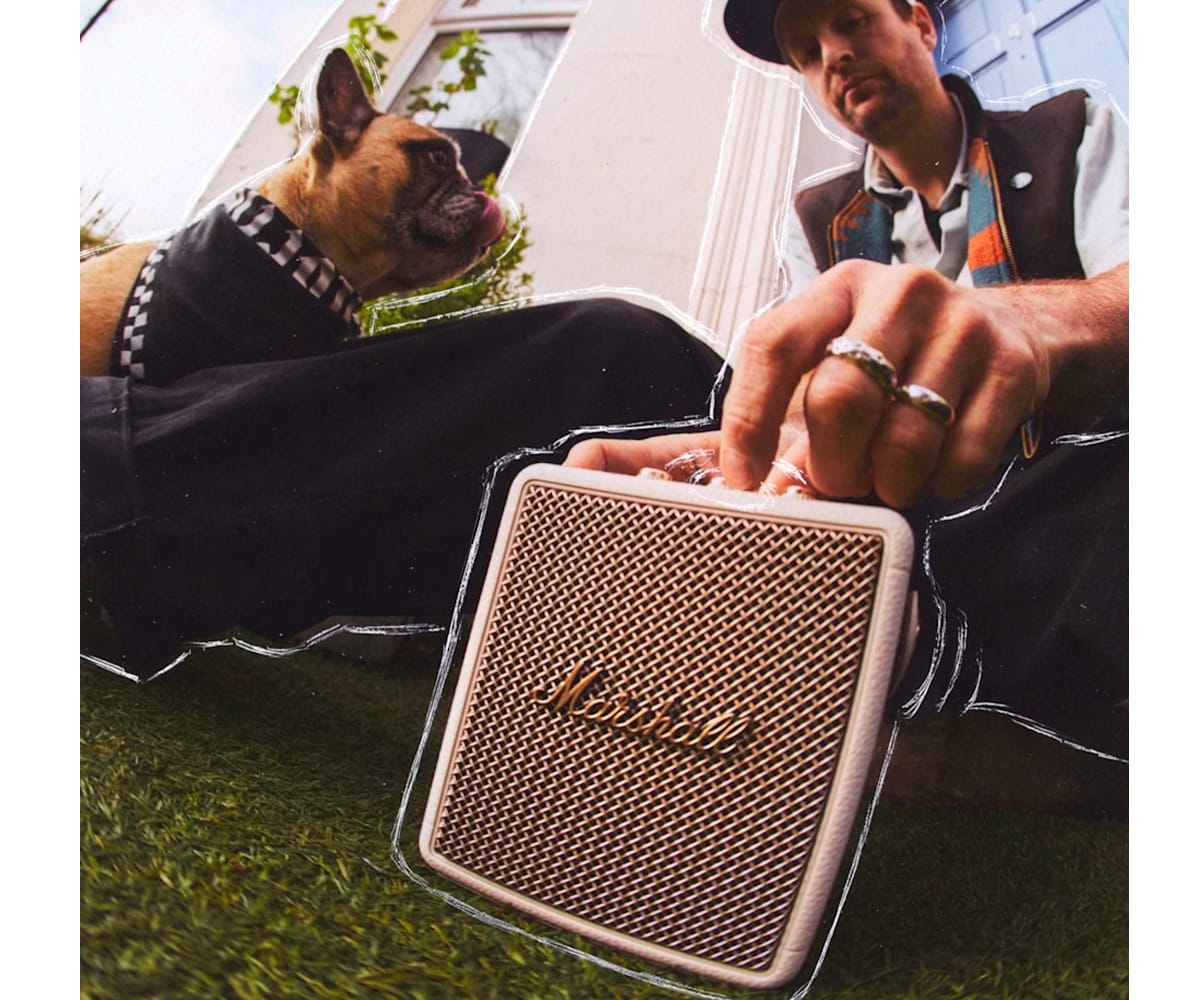 MARSHALL STOCKWELL III CREMA / ALTAVOZ PORTÁTIL BLUETOOTH BATERÍA + 40H DE AUTONOMÍA - detalle